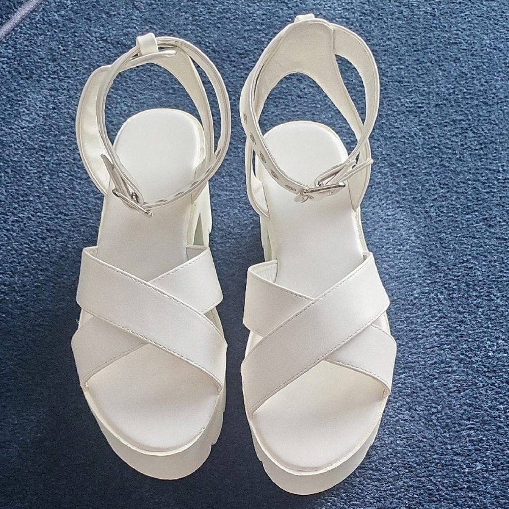 Elegant White Women's Sandals